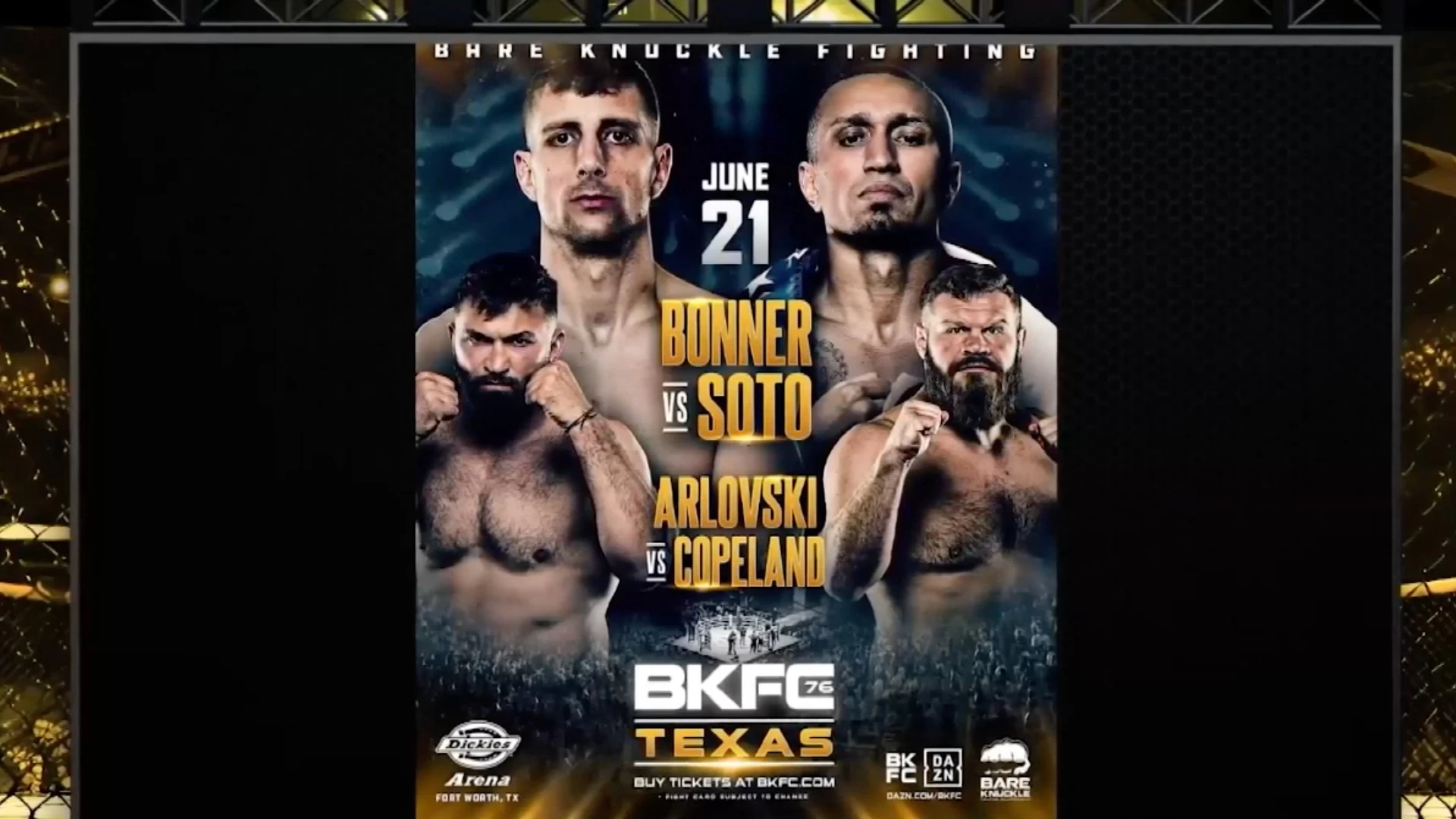 BKFC 76 Fort Worth Previews: Soto vs. Bonner & More