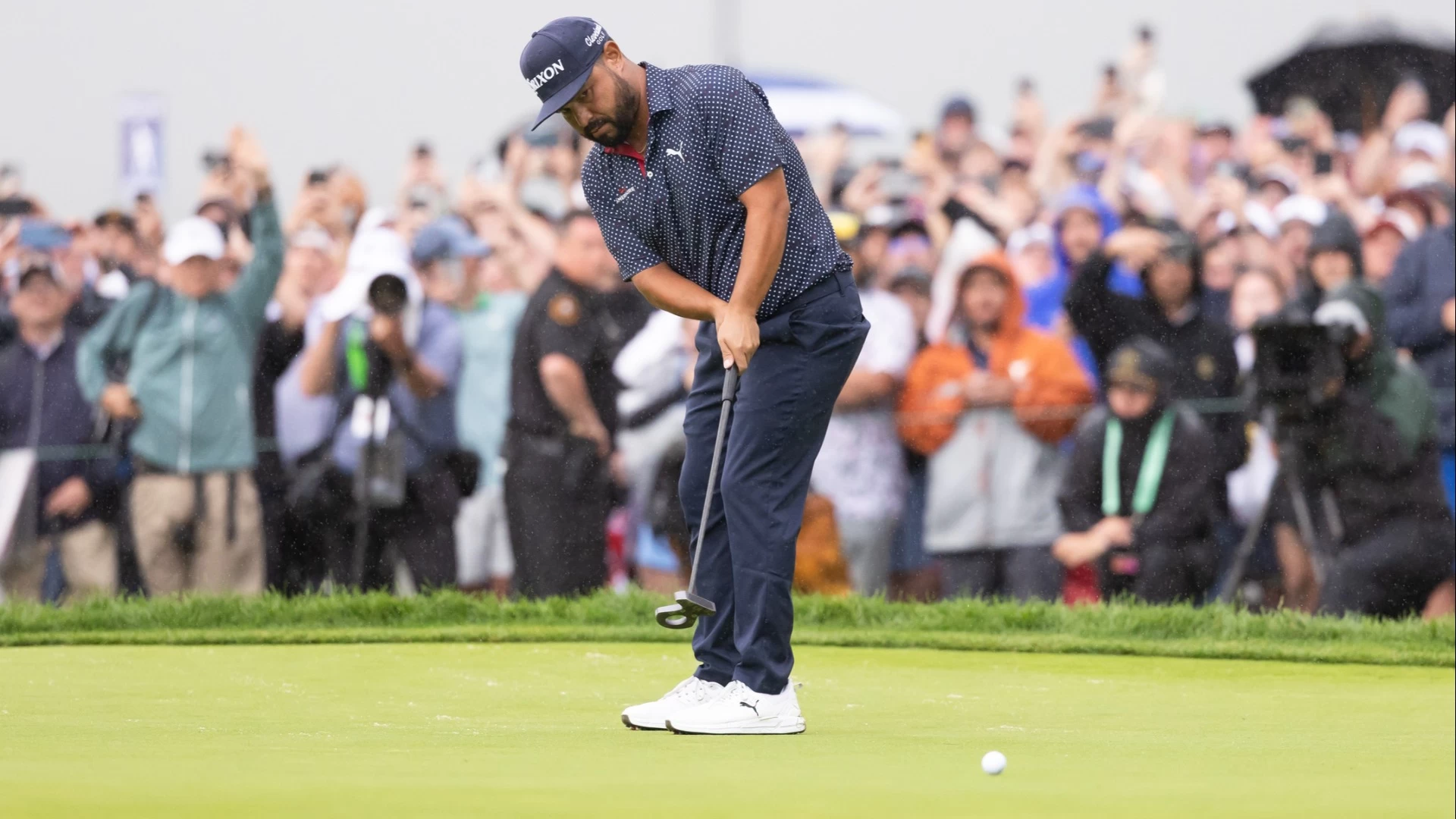 Kisner's POV of J.J. Spaun's Winning Putt at the U.S. Open