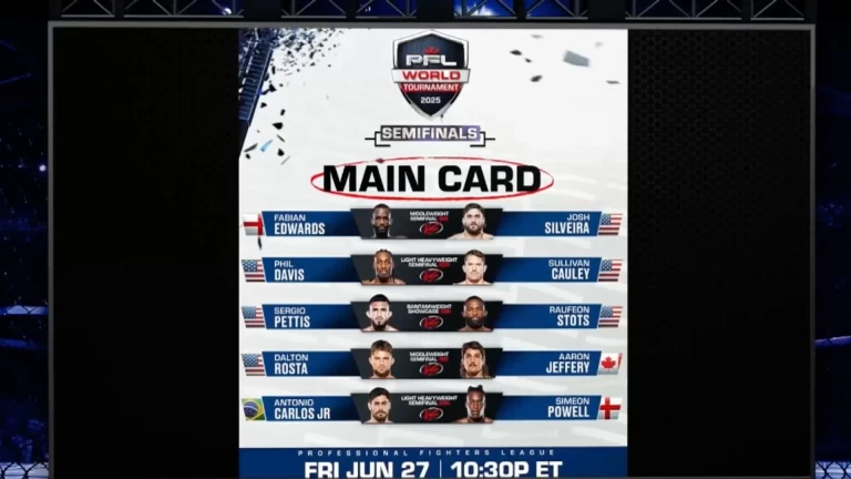 Edwards Defeats Silvera in Middleweight Semifinal Clash