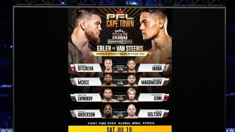 PFL Africa Showdown: Johnny Elben vs. Costello Van Steenis