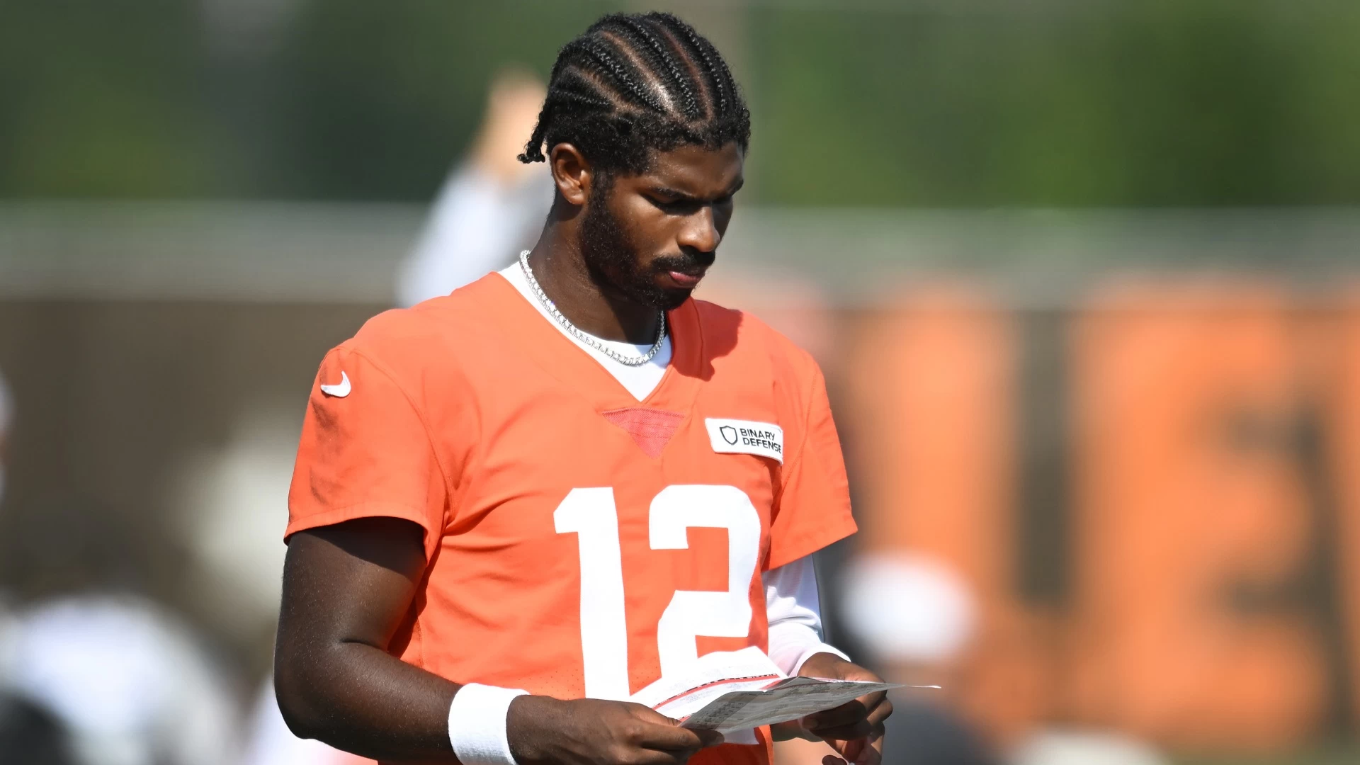Browns QB Shedeur Sanders Talks Not Wanting Dad, Deion, at Camp