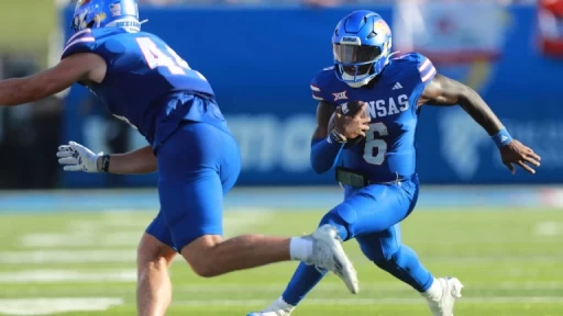 Jalon Daniels Dominates as Kansas Trounces Fresno State 31-7