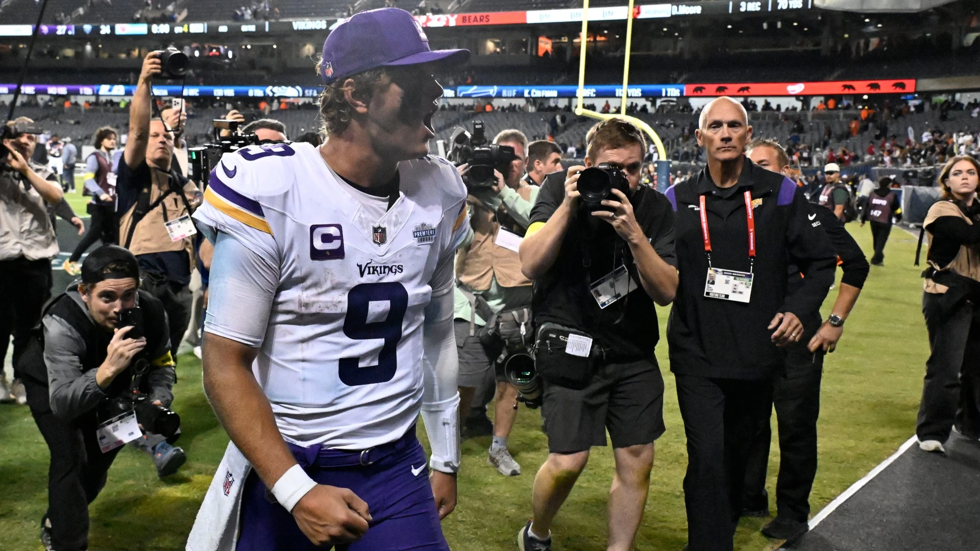 NFL MNF Recap: Vikings Make Stunning Comeback to Down Bears