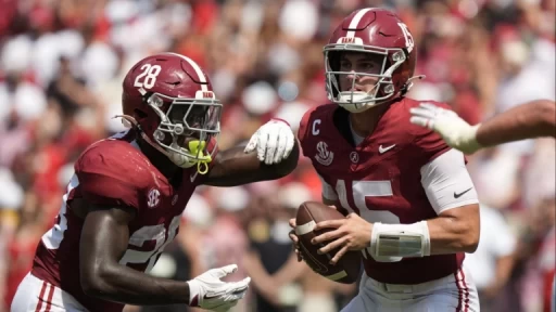 Georgia Battles Alabama with Strong Running Attack