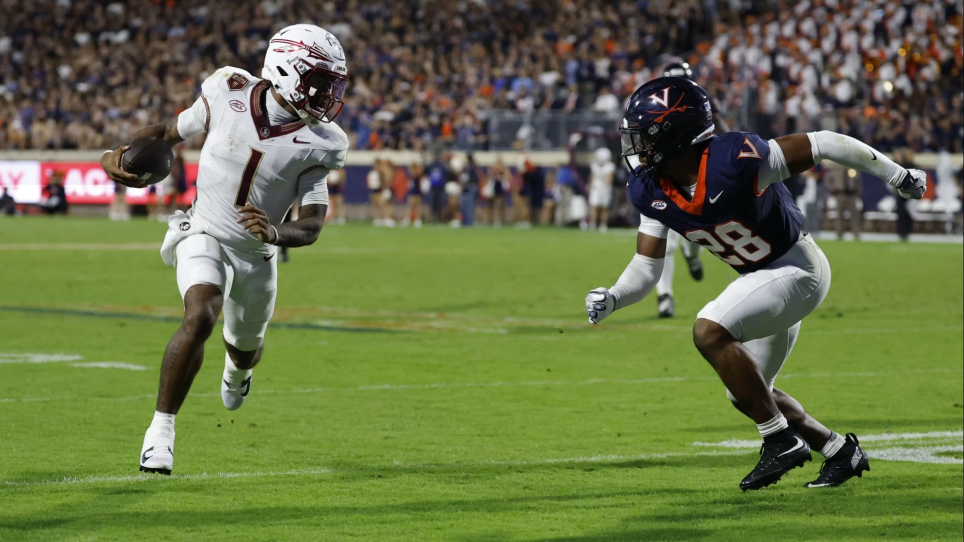 Florida State Suffers Narrow Loss to Virginia, Faces Miami