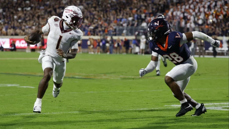 Florida State Suffers Narrow Loss to Virginia, Faces Miami