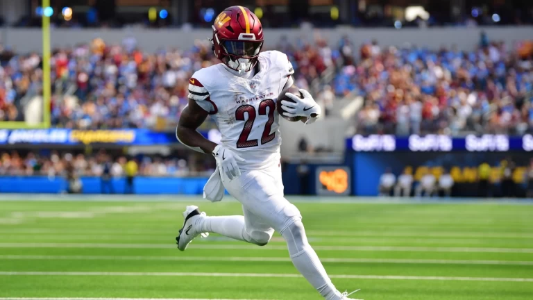 Exploring Jacory Croskey-Merritt's Rushing Odds on SNF