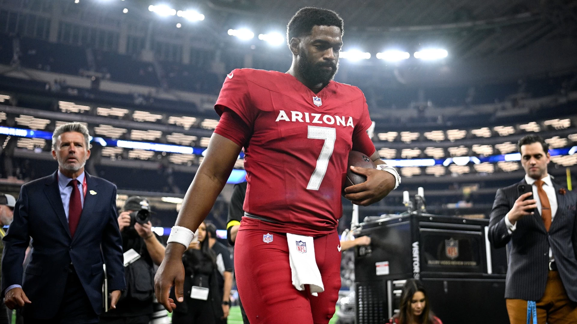 Cardinals QB Jacoby Brissett to Start vs. Seahawks in Week 10