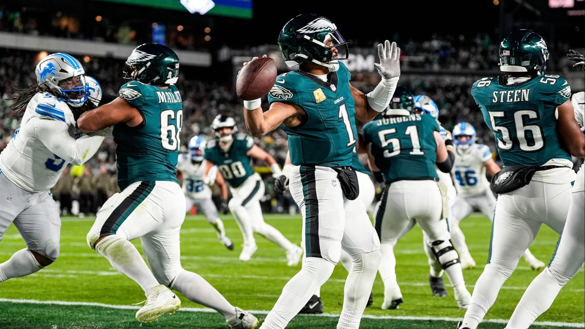 Eagles Edge Out Lions 16-9 Amid Offensive Struggles