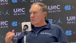 Bill Belichick Seen at Girlfriend Jordon Hudson's Cheer Event