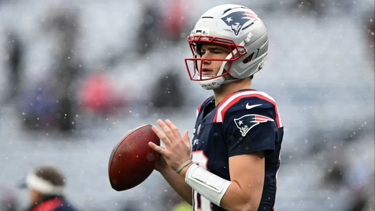 Will Drake Maye Surpass 233.5 Passing Yards Today?