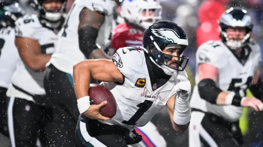Eagles Win Over Bills Despite Hurts' No 2nd Half Completions