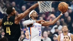 Thunder Dominate Cavaliers 136-104 in Road Victory