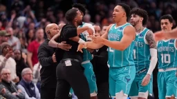 Pistons, Hornets Engage in Blowout Fight During Monday's Matchup