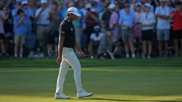 Aaron Rai's Birdie Putt on 17 That Secured the Wanamaker
