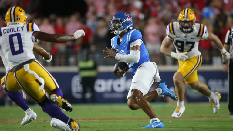 Trinidad Chambliss Leads Ole Miss to Stunning Victory