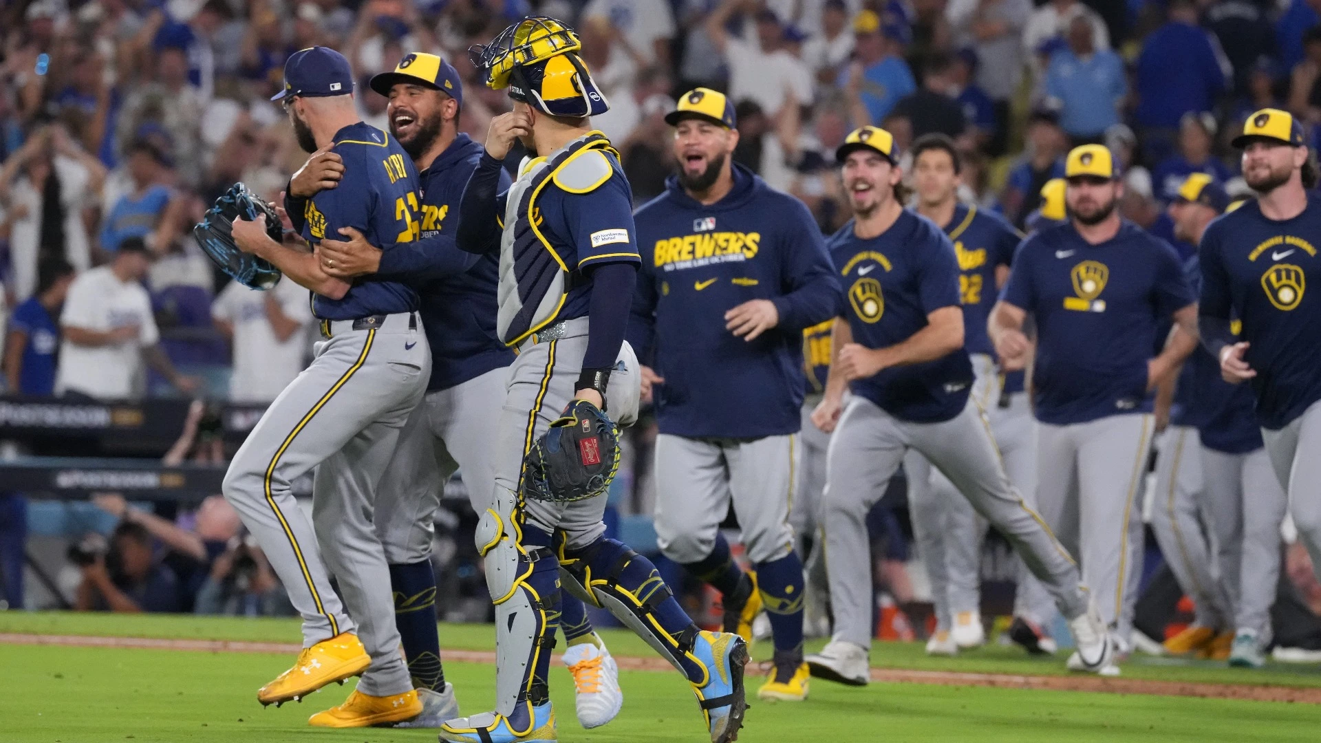 Brewers End Dodgers' Run With Dominant NLCS Victory
