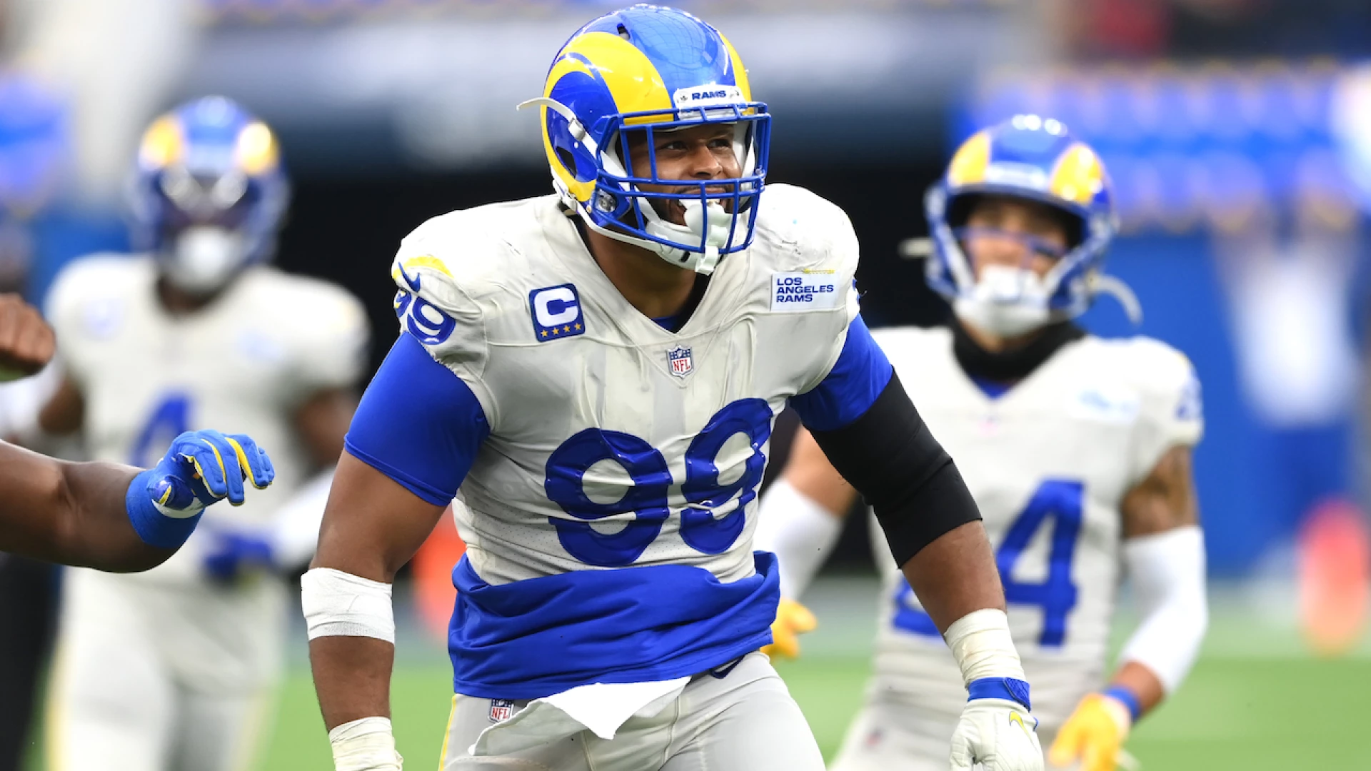 Aaron Donald And Jaylen Brown Sign With Donda Sports Group