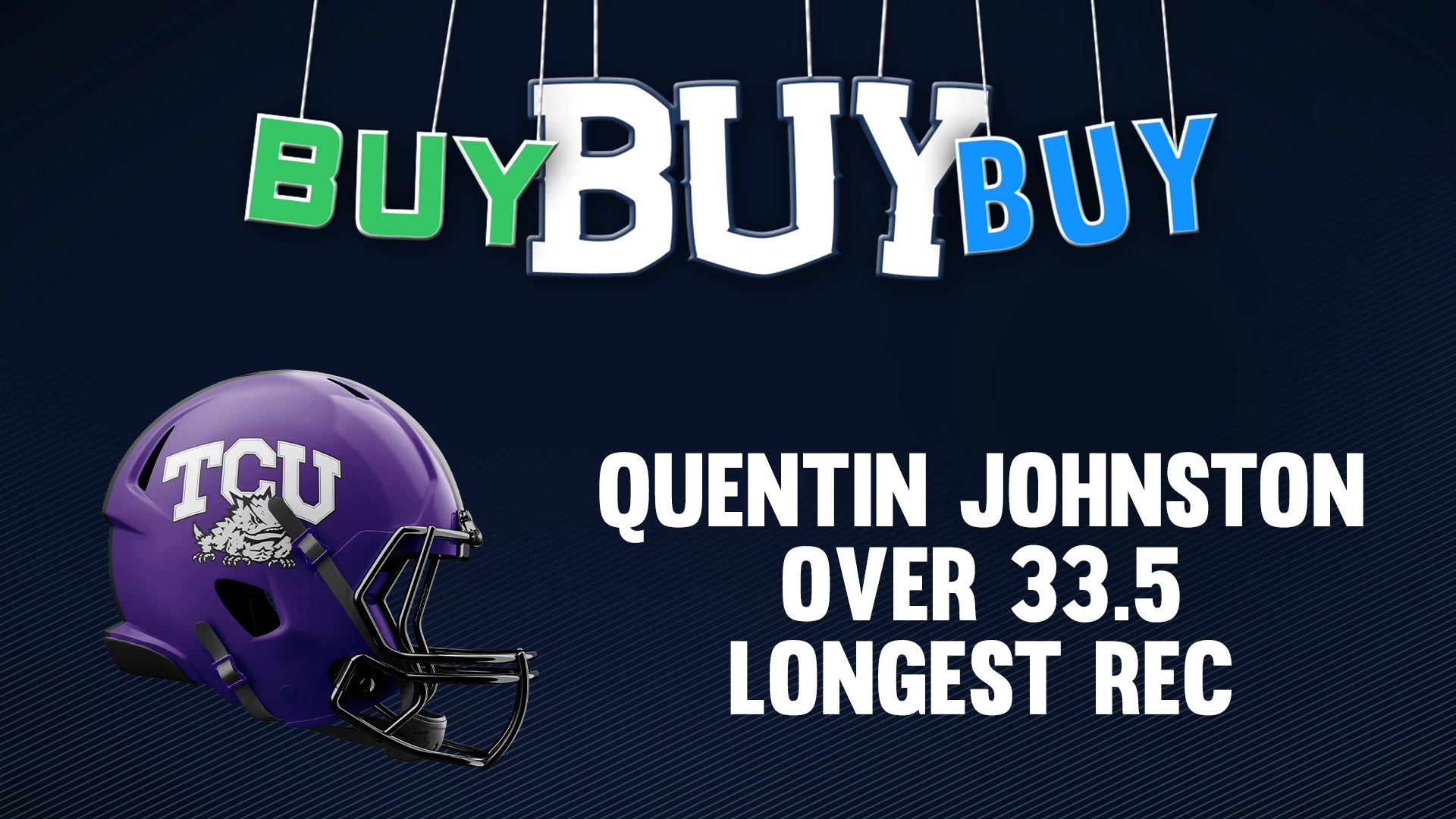 Back Quentin Johnston To Go Over His Longest Reception Total Vs. Georgia