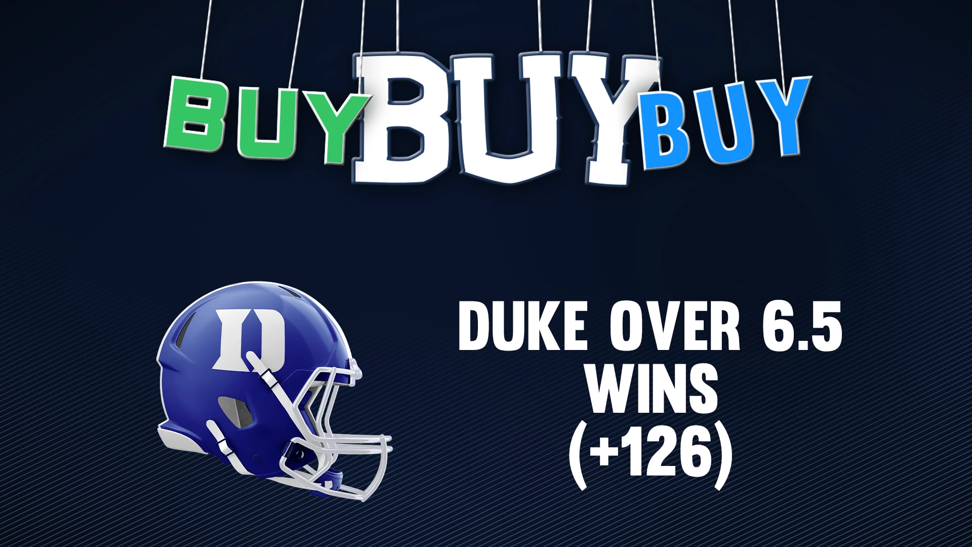 Back Duke To Go Over 6.5 Wins (+126) In The 2023 College Football Season
