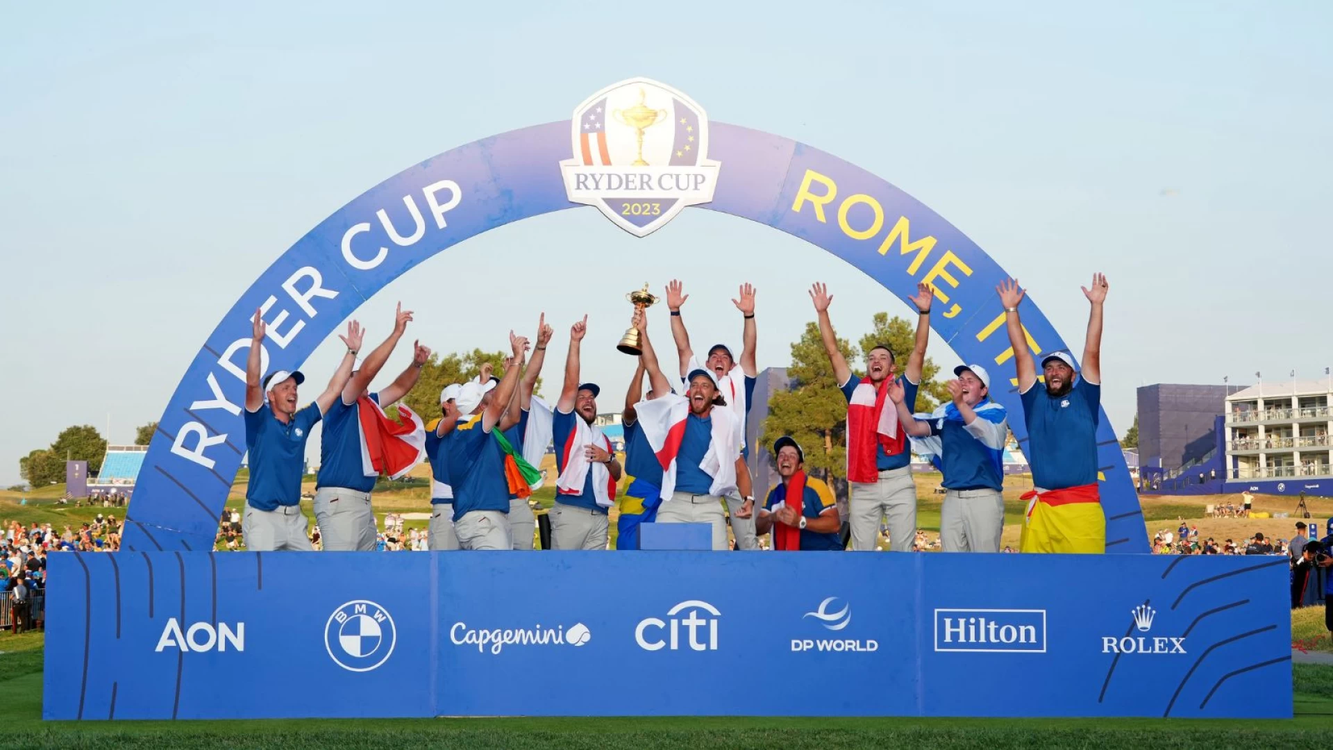 Winners of the 2023 Ryder Cup at Marco Simone Golf Club