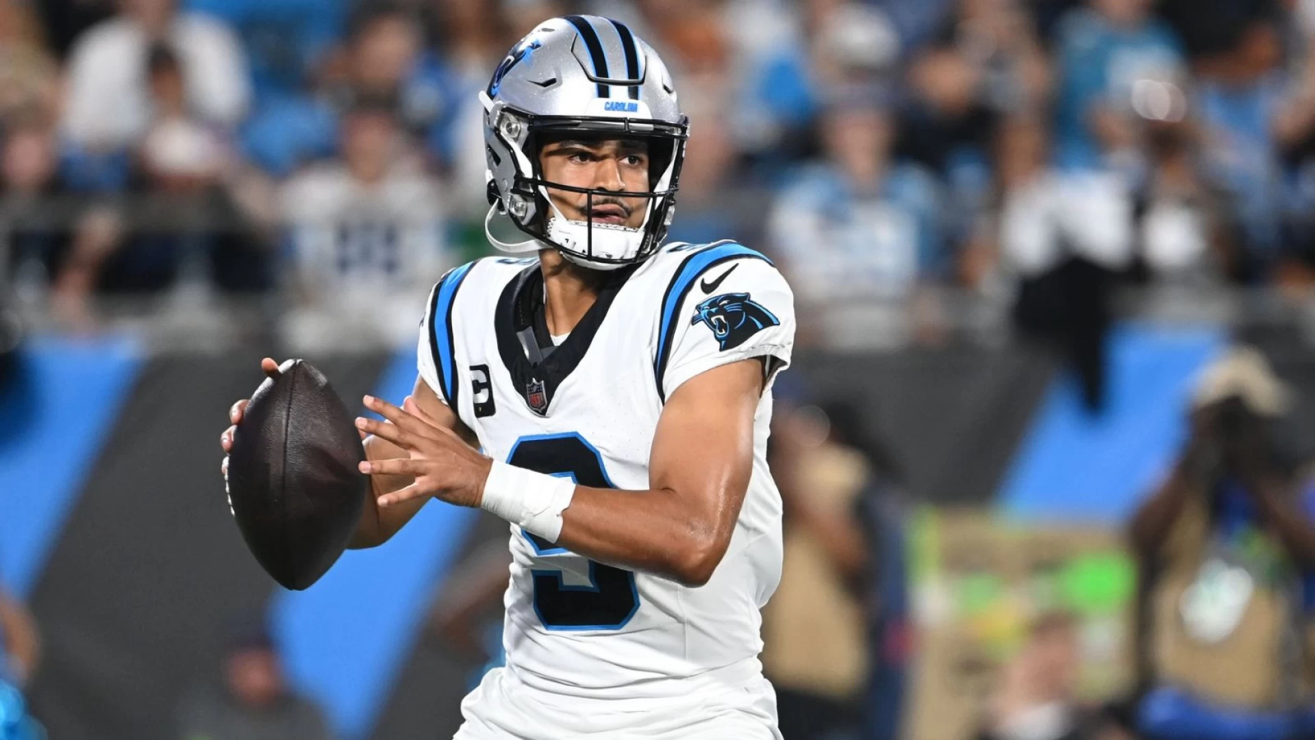 Bryce Young's Estimated Yards in Panthers vs. Bears Clash