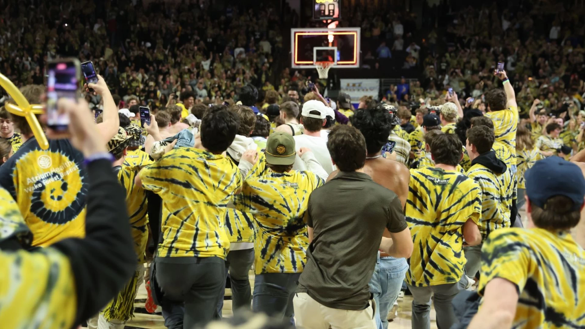 Wake Forest Shocks Duke: Court Storming Controversy