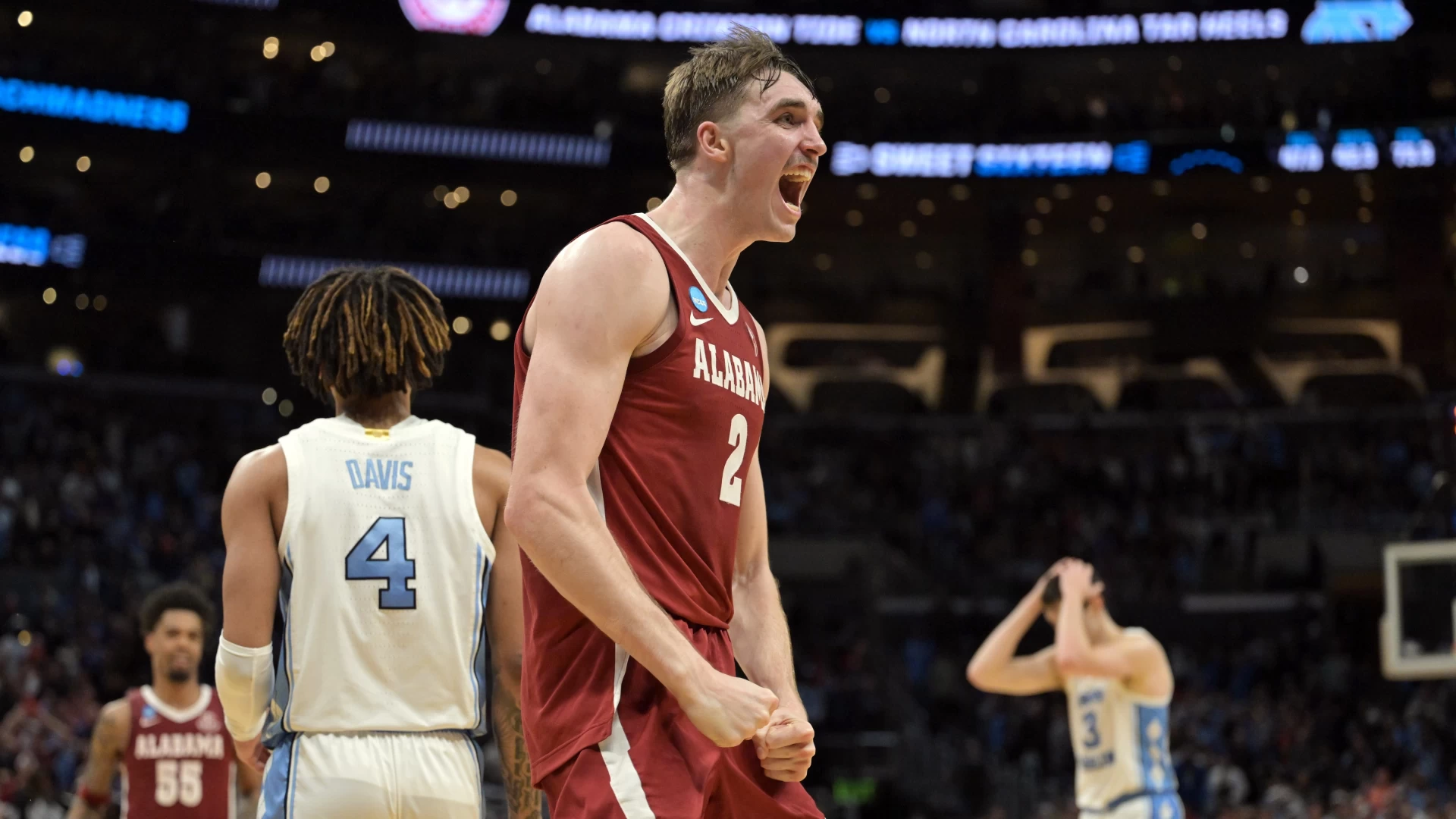 Alabama Upsets North Carolina in Sweet 16 Showdown