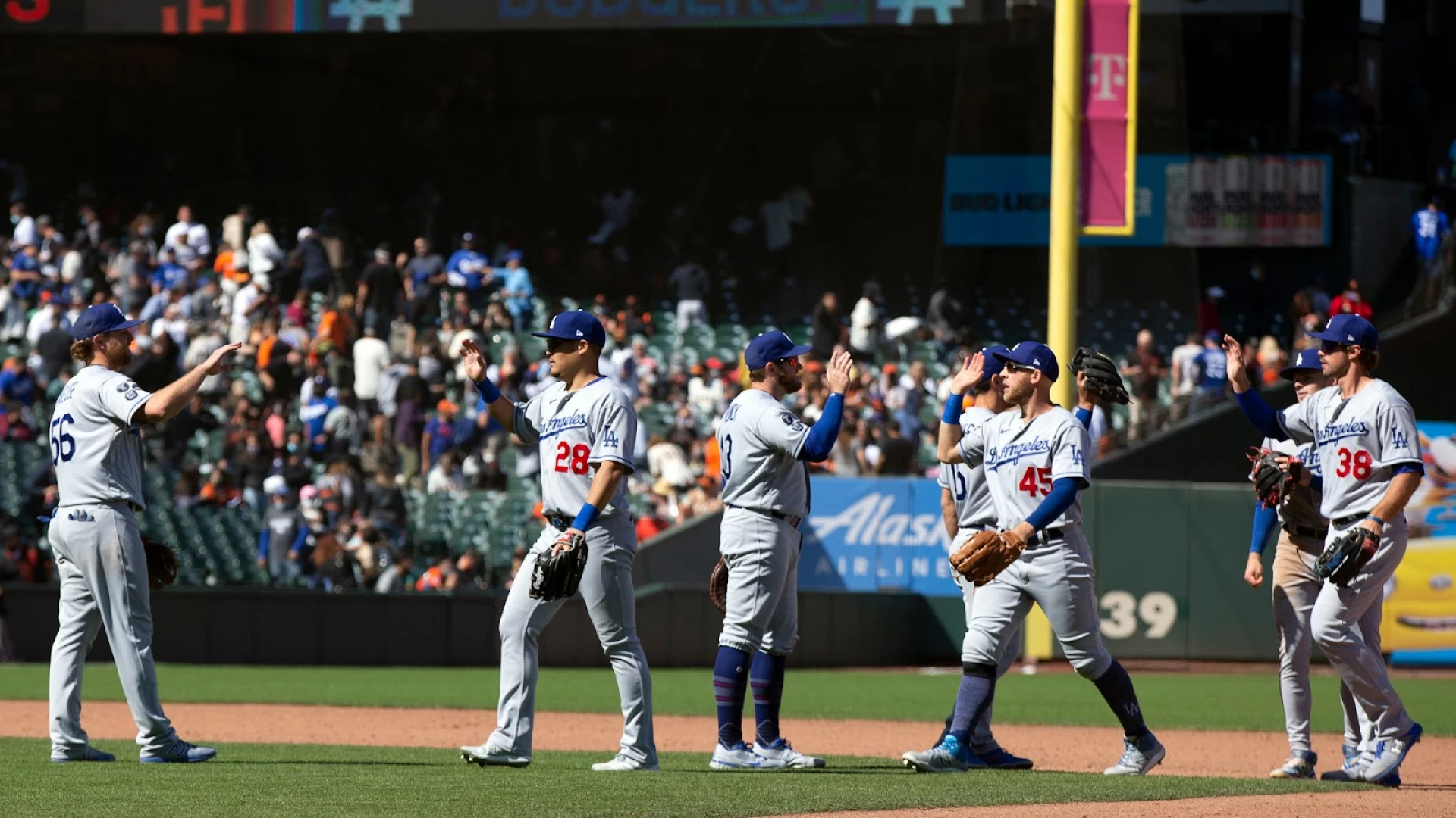 Die-Hard Los Angeles Dodgers Fan Mary Hart at Chavez Ravine