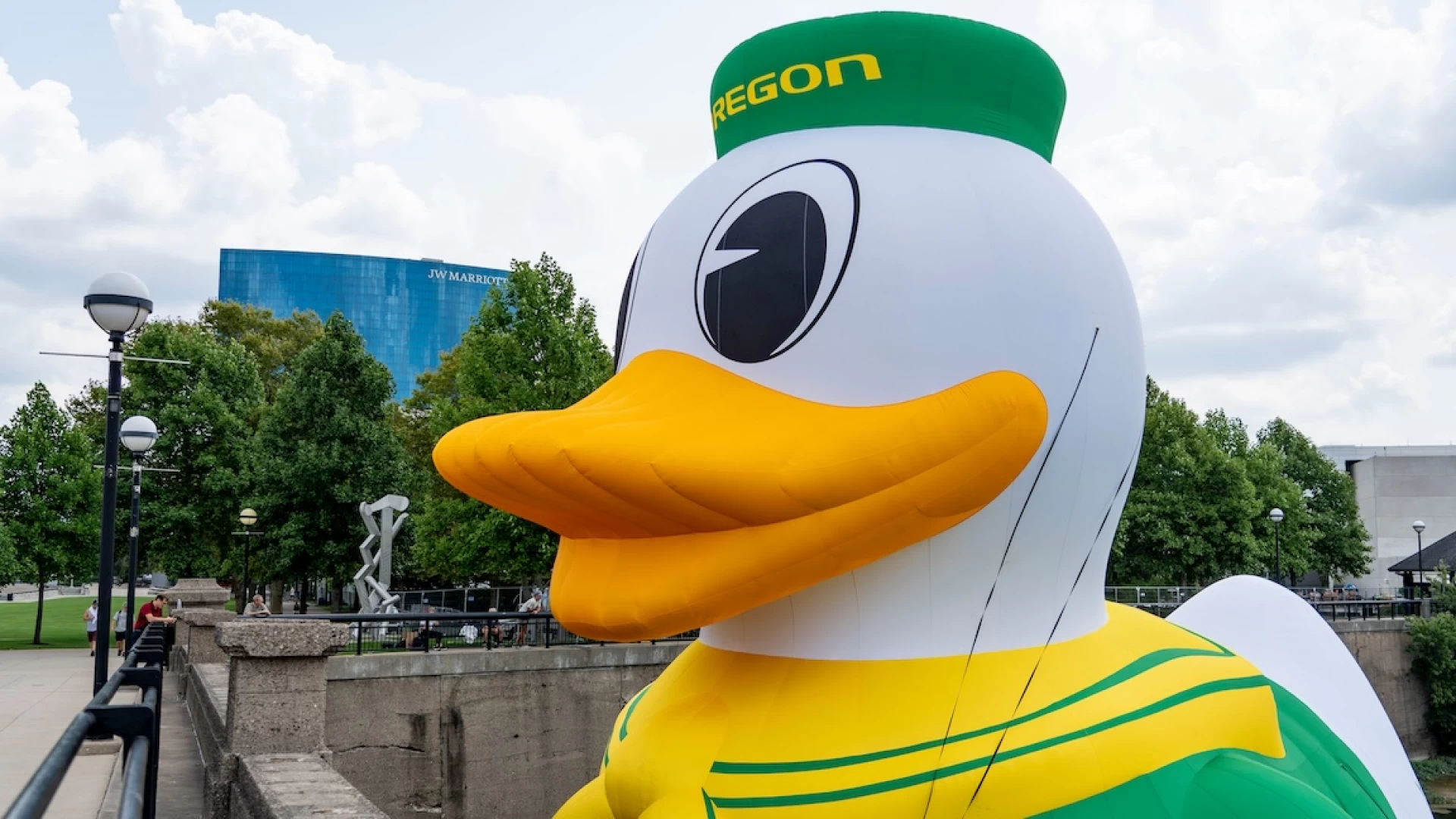 Oregon Ducks Make Bold Entry into Big Ten with Inflatable Duck