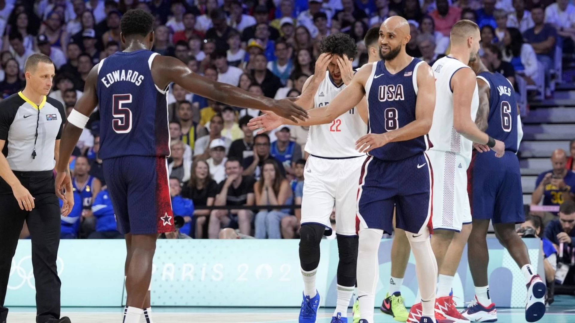 Derrick White Shines Defensively in Game Against South Sudan