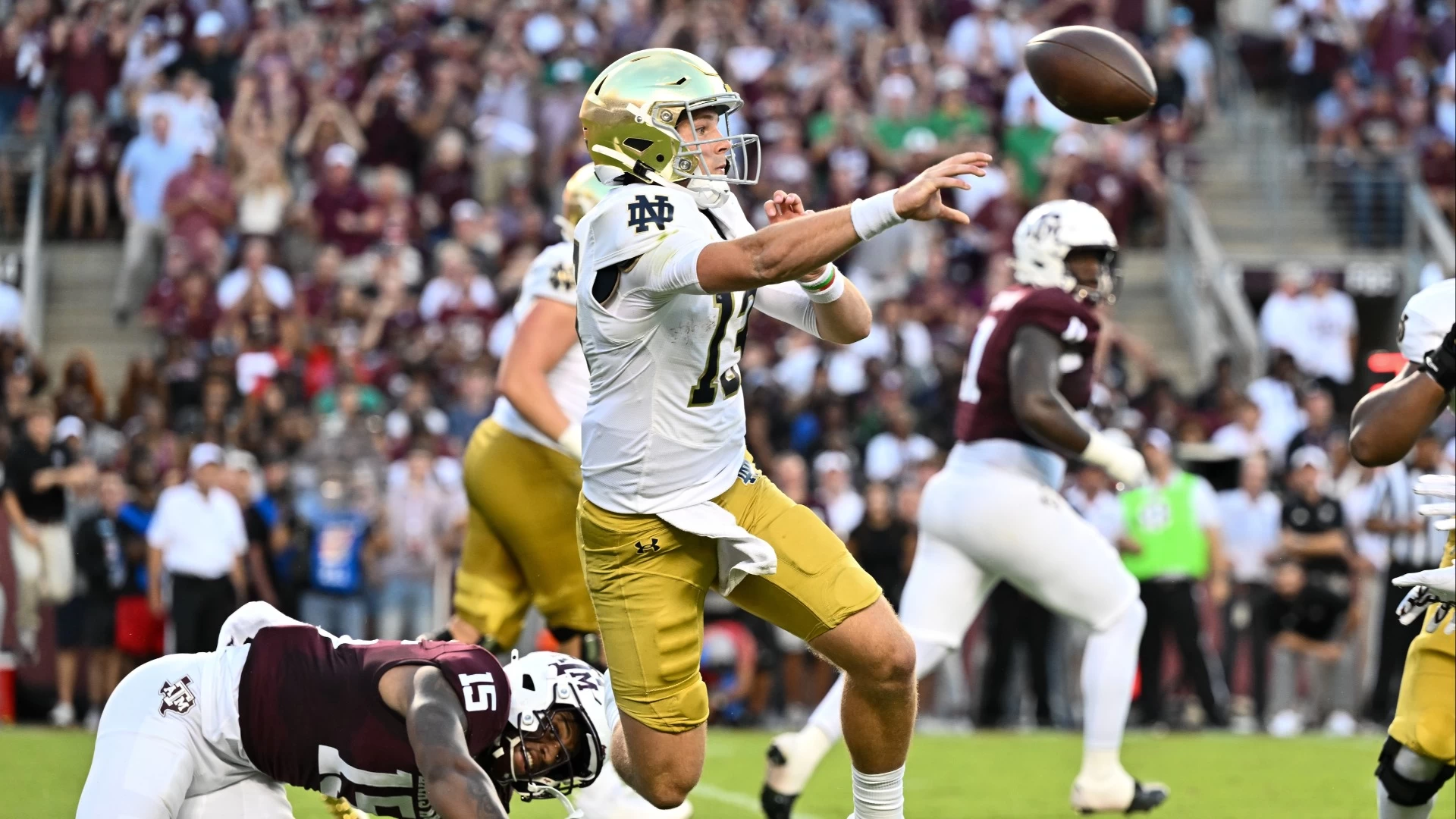 Notre Dame Dominates Texas A&M 23-13 in Prime Time Clash
