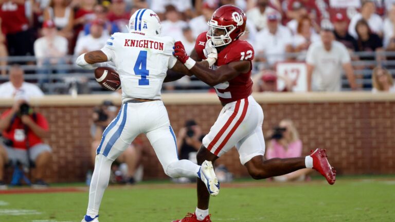 68. Jaylan Knighton - SMU Mustangs