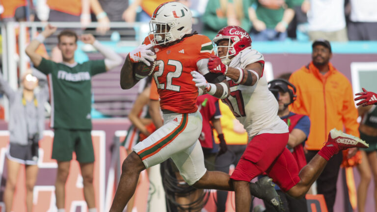 52. Mark Fletcher Jr. - Miami Hurricanes