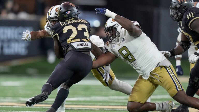 81. Demond Claiborne - Wake Forest Demon Deacons