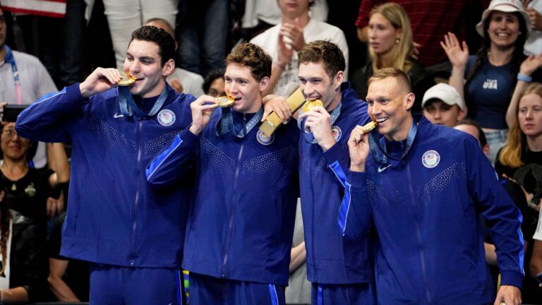 5) Jack Alexj, Chris Guiliano, Hunter Armstrong, Caeleb Dressel, Ryan Held, Matt King | GOLD Medal