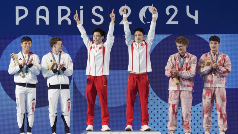 1. China - 40 Gold Medals (tied)