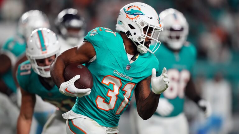 17. Raheem Mostert, Miami Dolphins