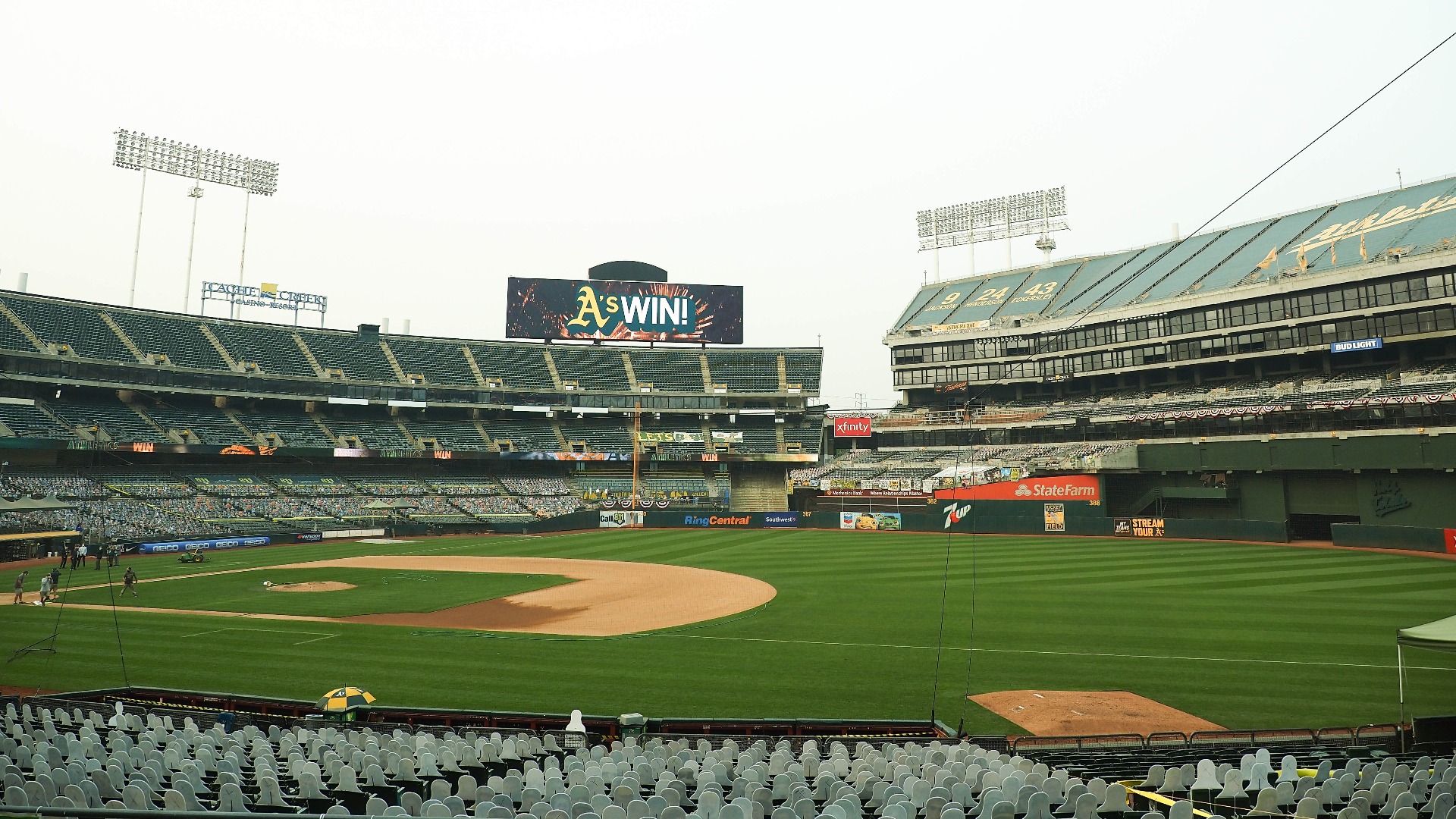 1. Oakland Athletics - Oakland Coliseum