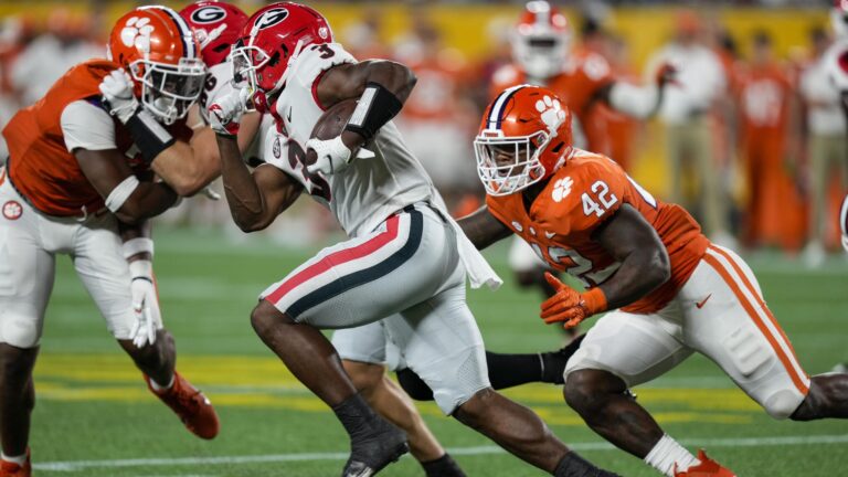 1. Clemson vs. Georgia (in Atlanta) - August 31