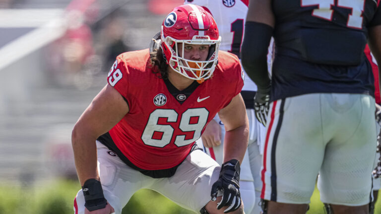 29. Tate Ratledge, OL (Georgia)