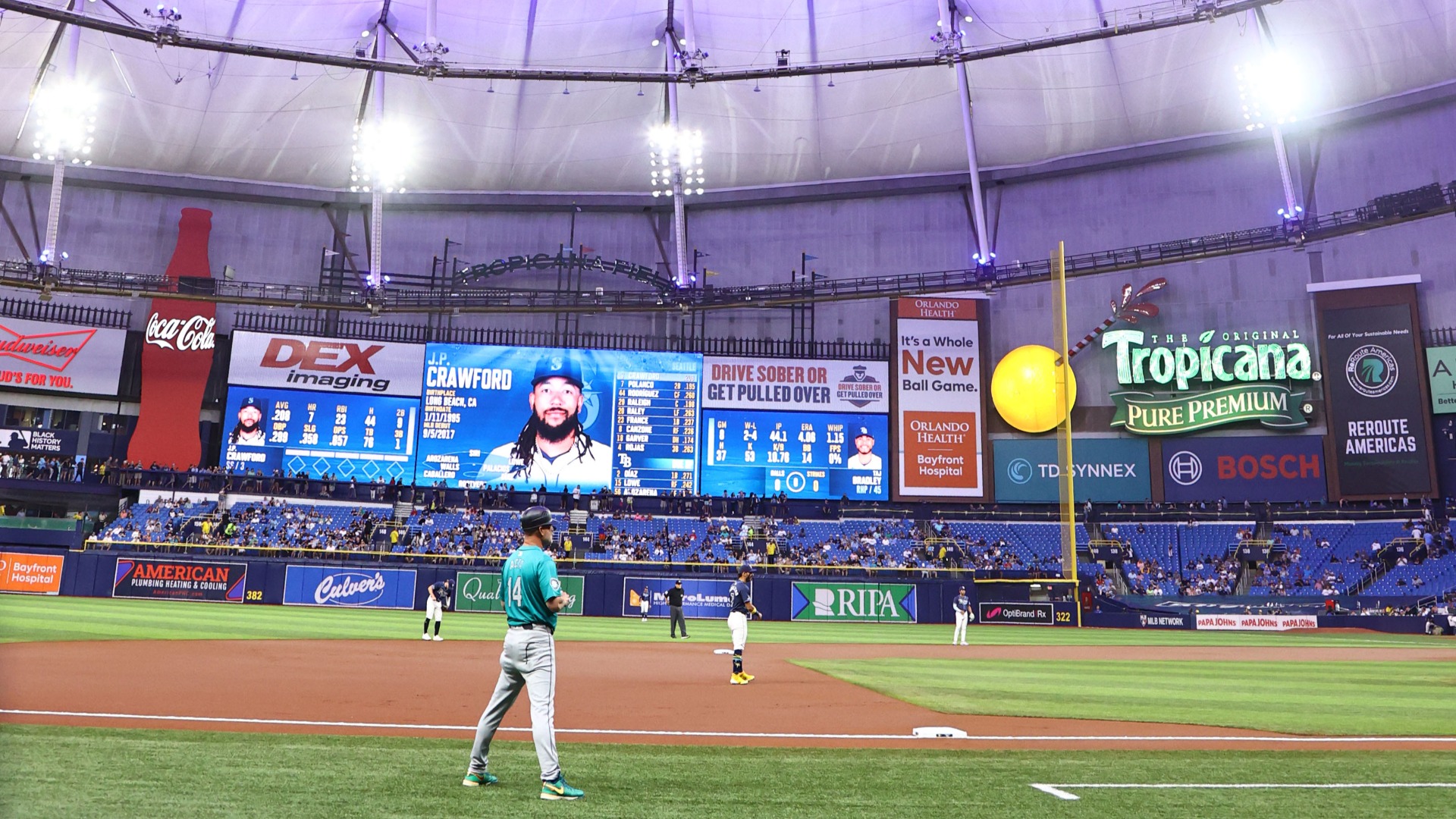 2. Tampa Bay Rays - Tropicana Field