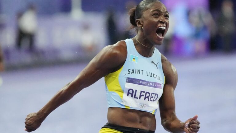 55) (tied) Saint Lucia: 1 Gold Medal (1 Silver Medal+0 Bronze Medals)