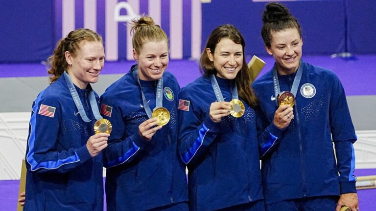 89) Chloe Dygert, Kristen Faulkner, Jennifer Valente, Lily Williams  | GOLD Medal