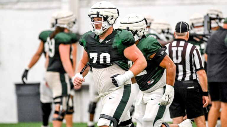 55. Luke Newman - Michigan State Spartans