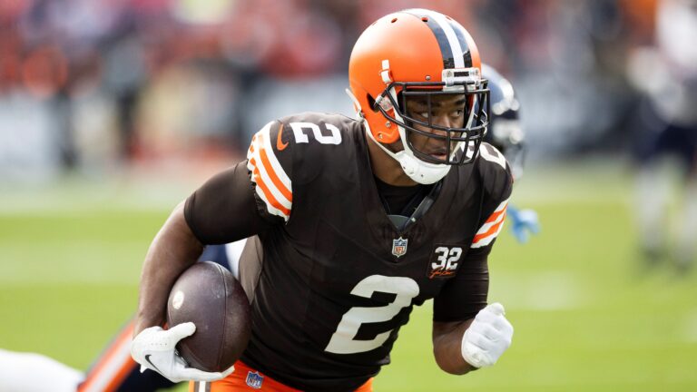 Prop: CLE Amari Cooper OVER 57.5 Receiving Yards (-114)