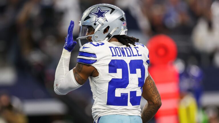 Prop Bet: Rico Dowdle OVER 38.5 Rushing Yards (-110)