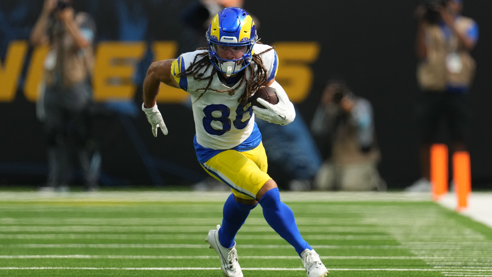 49ers @ Rams: Jordan Whittington Over 34.5 Receiving Yards (-113)