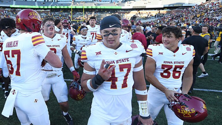 4. Iowa State Wins CyHawk Trophy