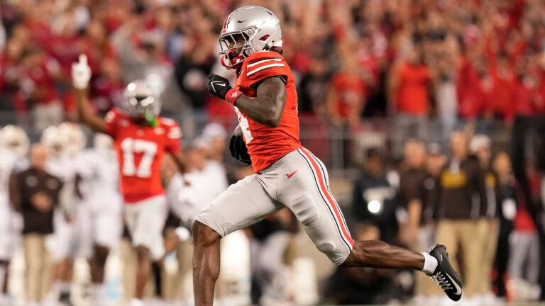 9. Jeremiah Smith: 79.8